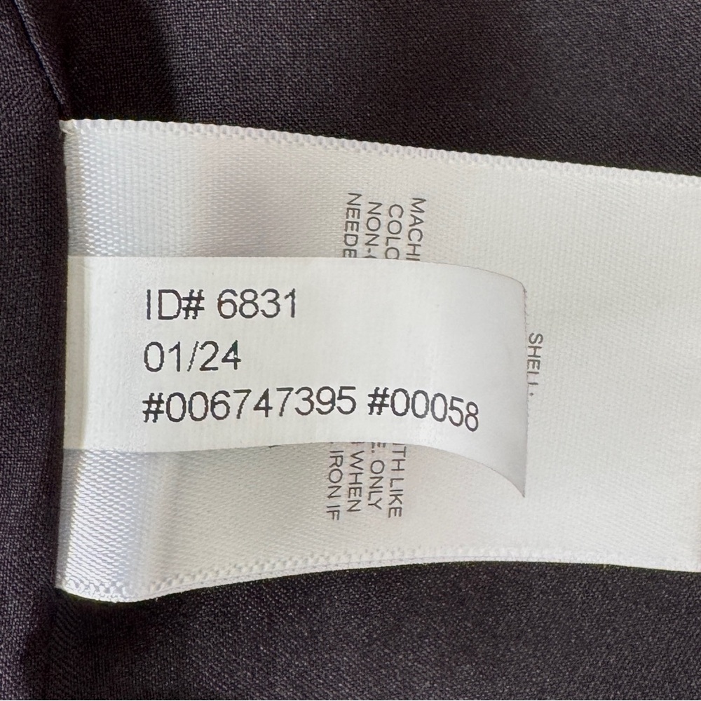 Express Black Linen-Blend One Button Cinched Boyfriend Blazer Size L - Picture 14 of 14